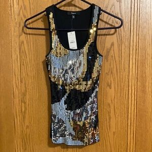 Sequin tank top